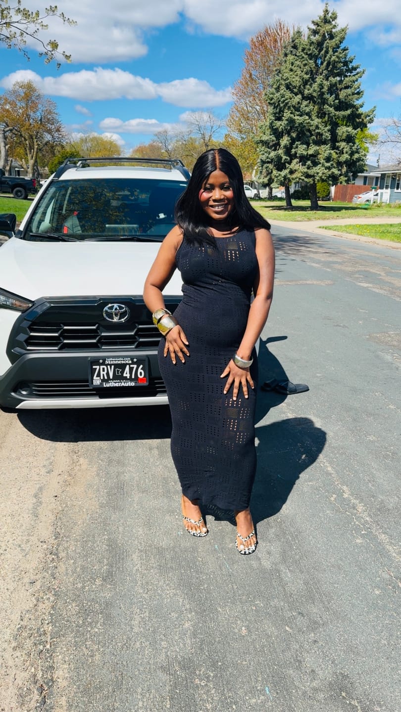 Customer photo review of LOOK 1081 MAXI DRESS WITH HOLES