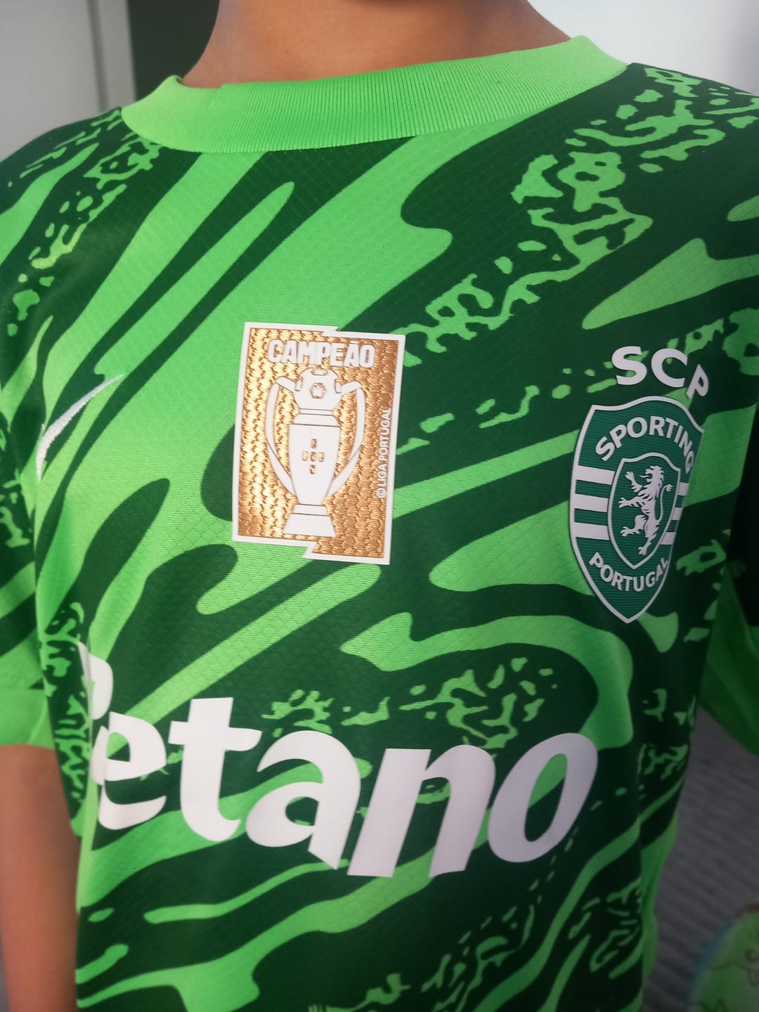 Customer photo review of Patch Campeão Liga Portugal