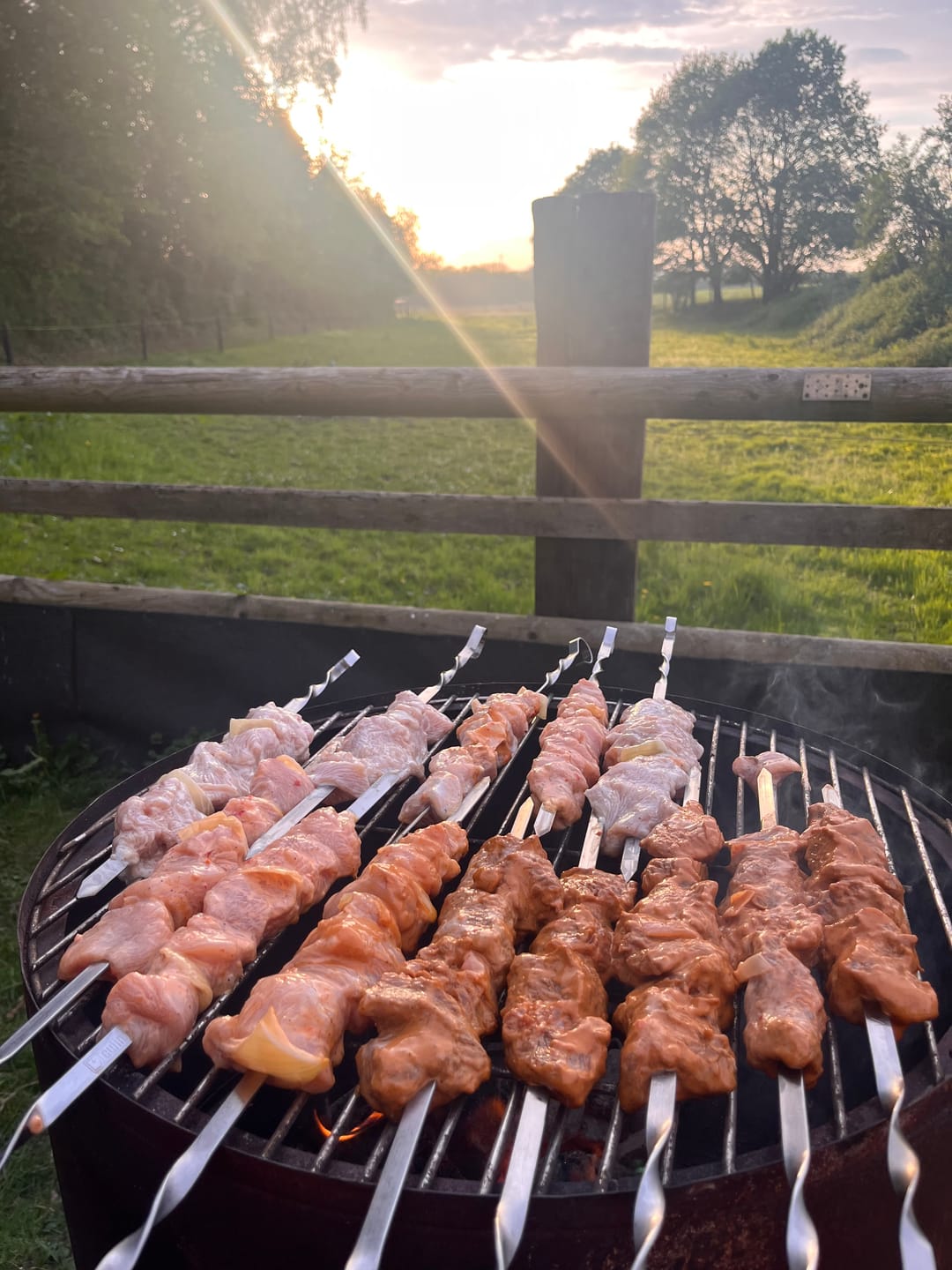 Customer photo review of Lamm-Schaschlik Knoblauch-Pfeffer – würzig mariniert aus der Keule | mySchaschlik