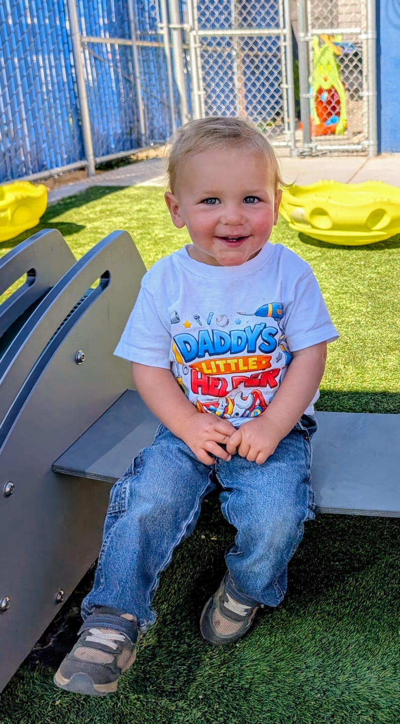 Customer photo review of Toddler tee - Daddy's Little Helper