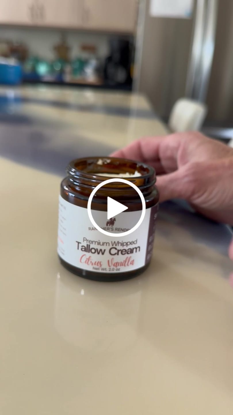 Customer video review of Citrus Vanilla Whipped Tallow Cream