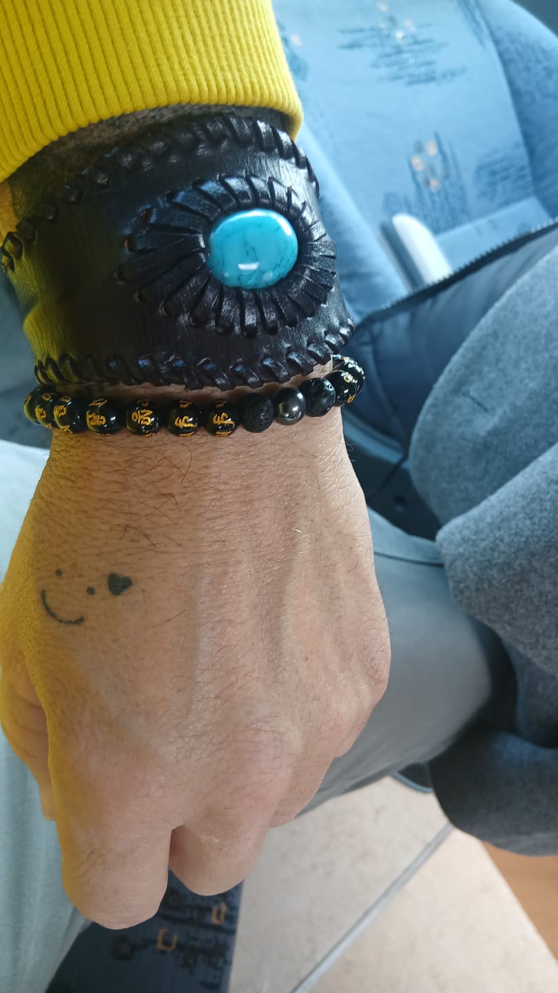 Customer photo review of Bracelet Onyx Mantra