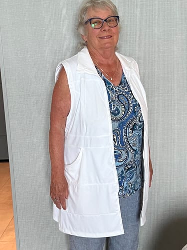 Customer photo review of Carefree Long Vest