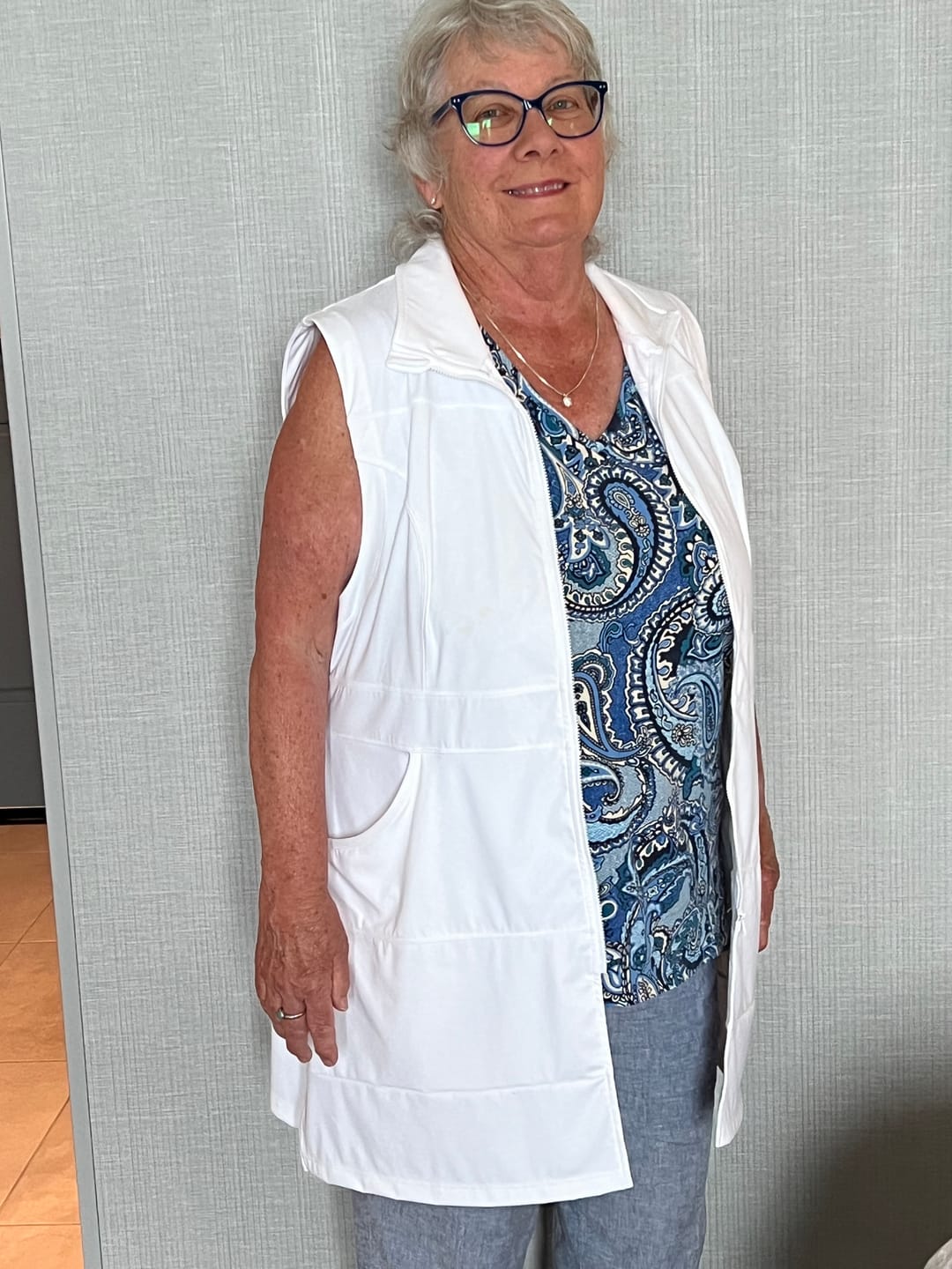 Customer photo review of Carefree Long Vest