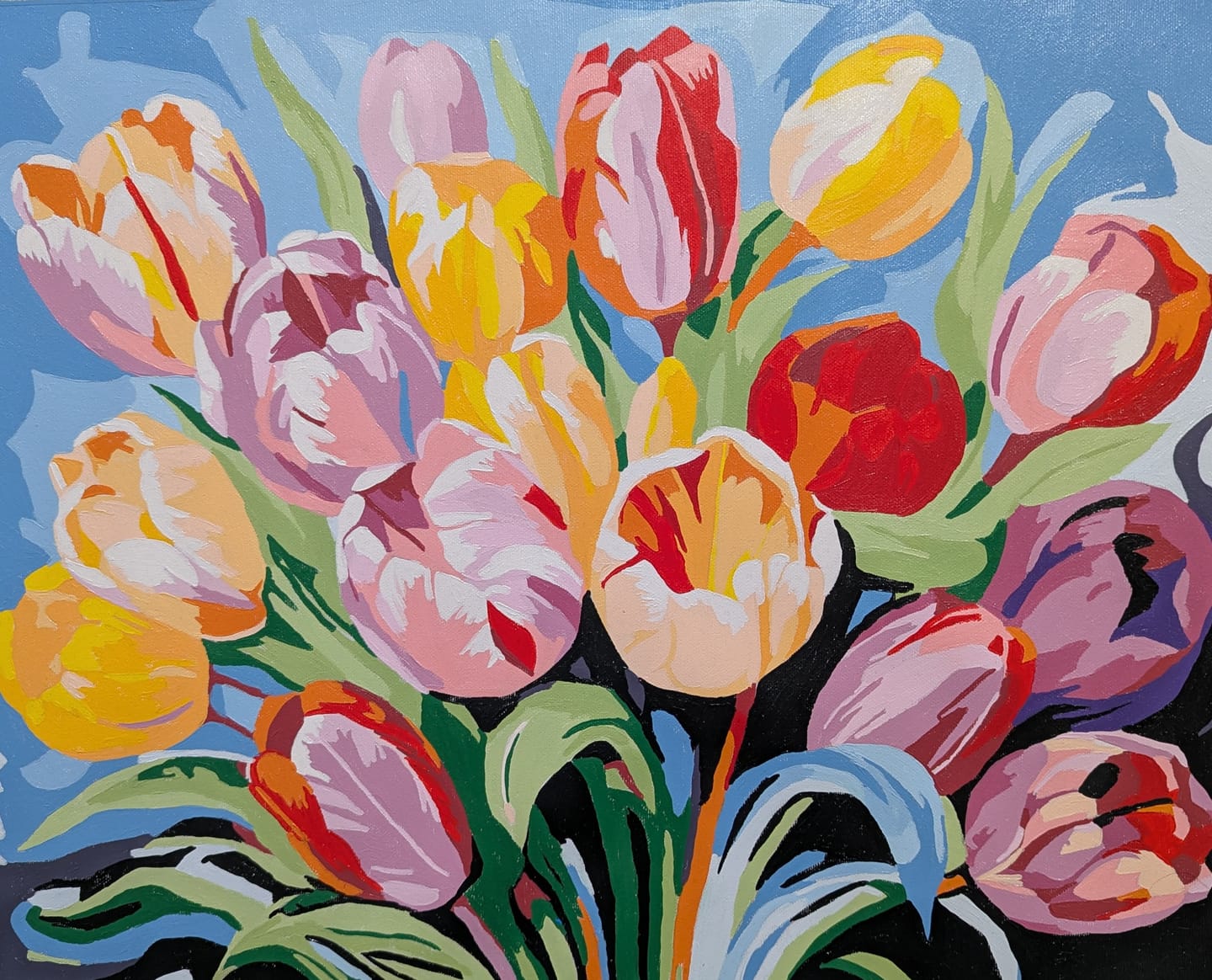 Customer photo review of Vibrant Tulip Medley