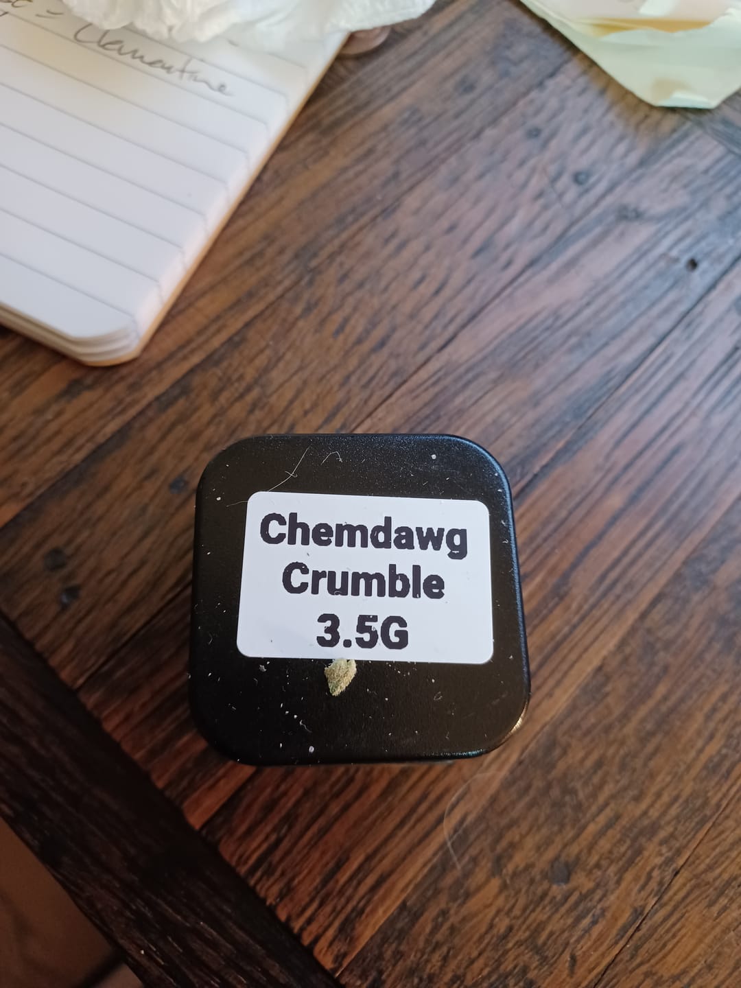 Customer photo review of Legendary Crumble Chemdawg 3.5G (BOGO)