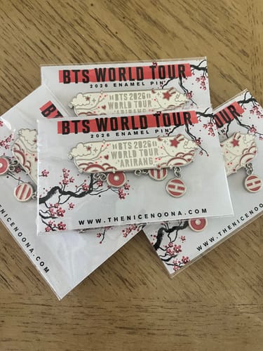 Customer photo review of BTS 2026 Arirang Tour Pin
