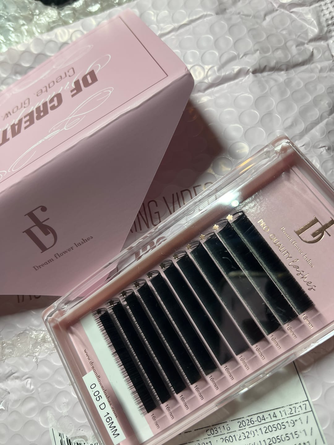 Customer photo review of Cashmere Volume Lash Extensions 0.05mm
