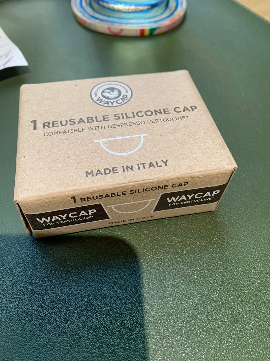 Customer photo review of WayCap Nespresso Vertuo Reusable Coffee Capsule Lids