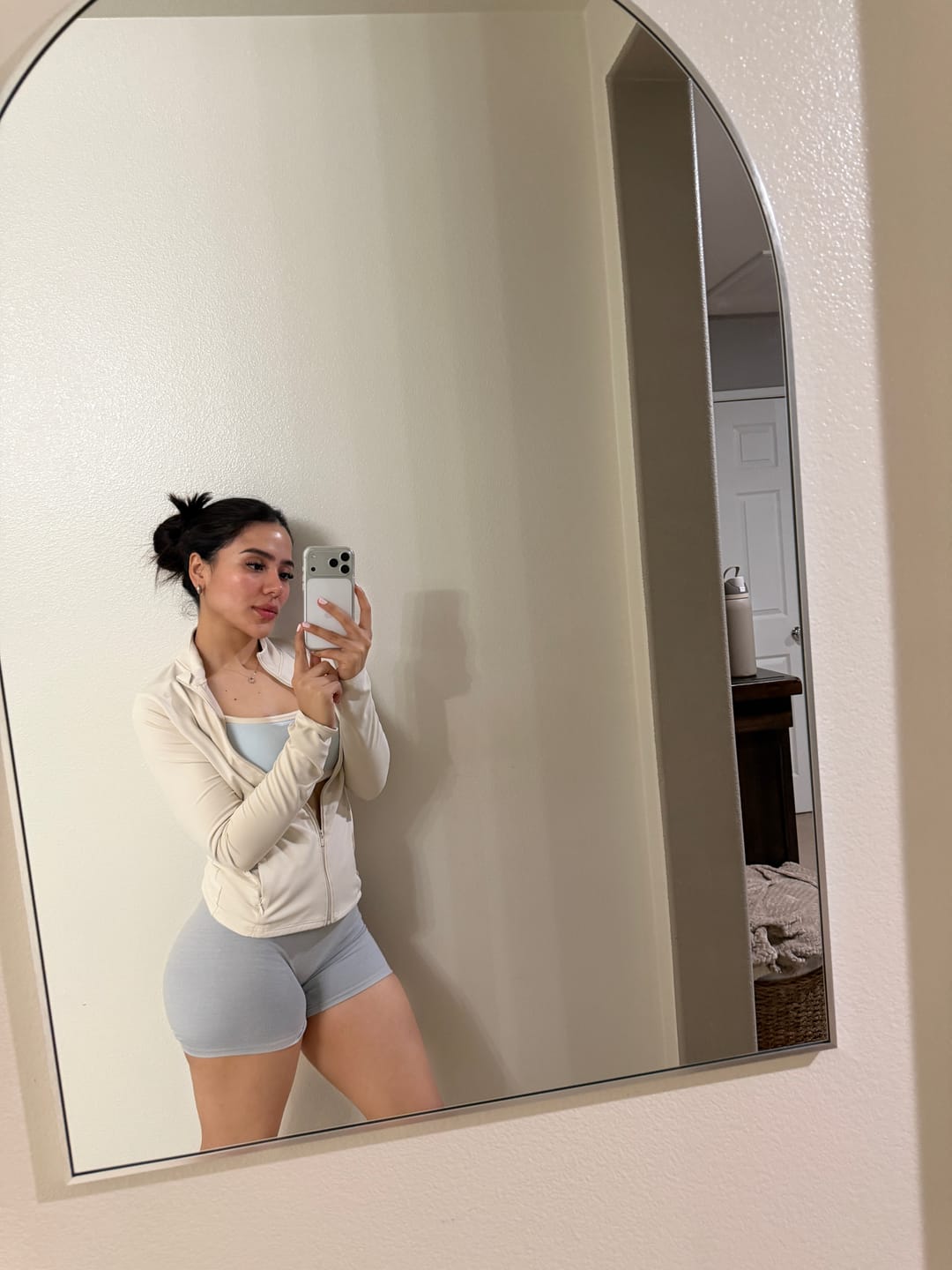 Customer photo review of The Micro Bra / IceBlue-Cream