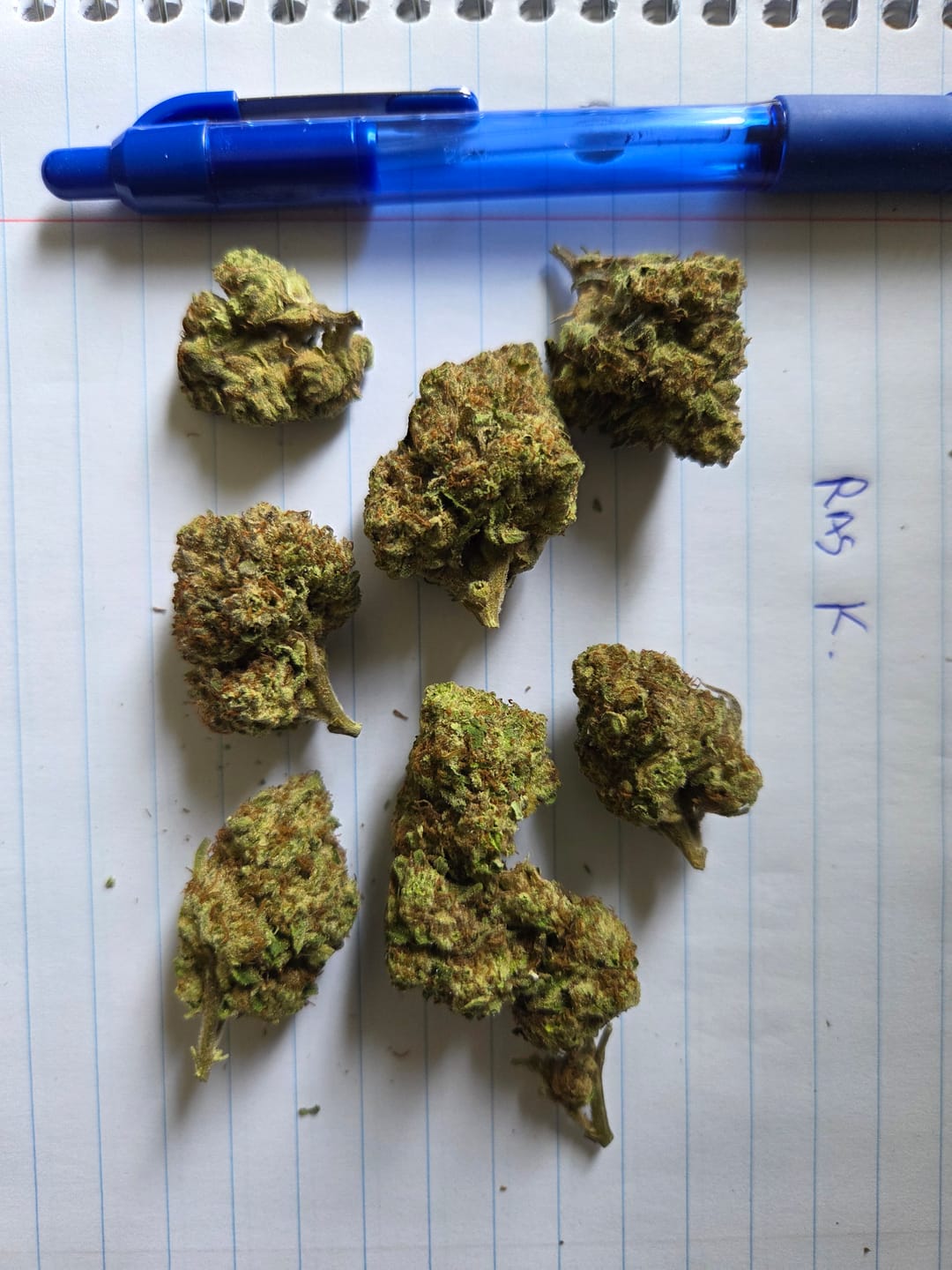 Customer photo review of Raspberry Kush - 28 Grams - Indica