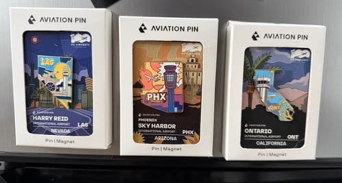 Customer photo review of LAS Airport Pin – Harry Reid International Airport, Nevada