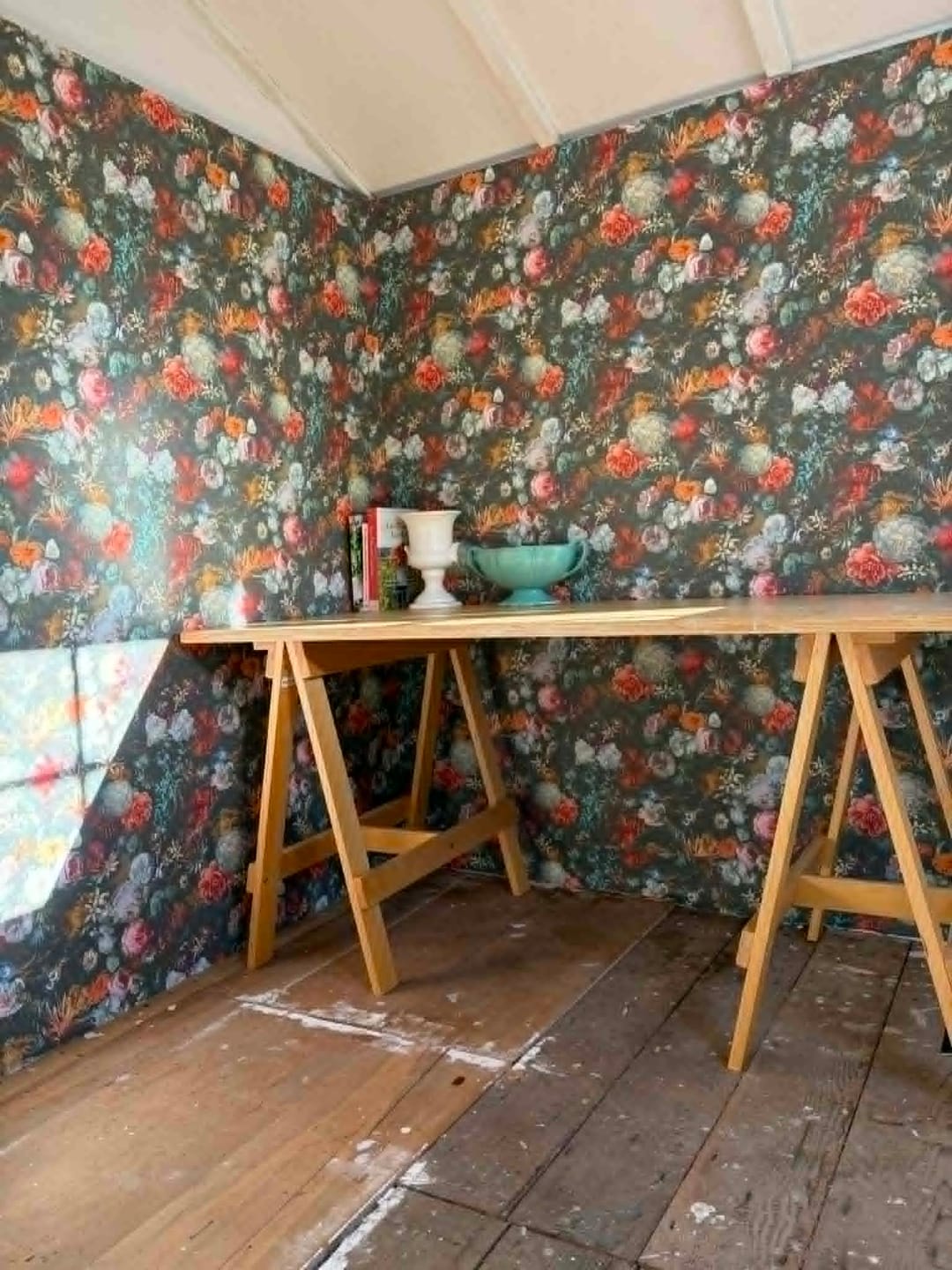 Customer photo review of Obi Spectacular Floral Wallpaper - Multicolour -  EXTRA WIDE