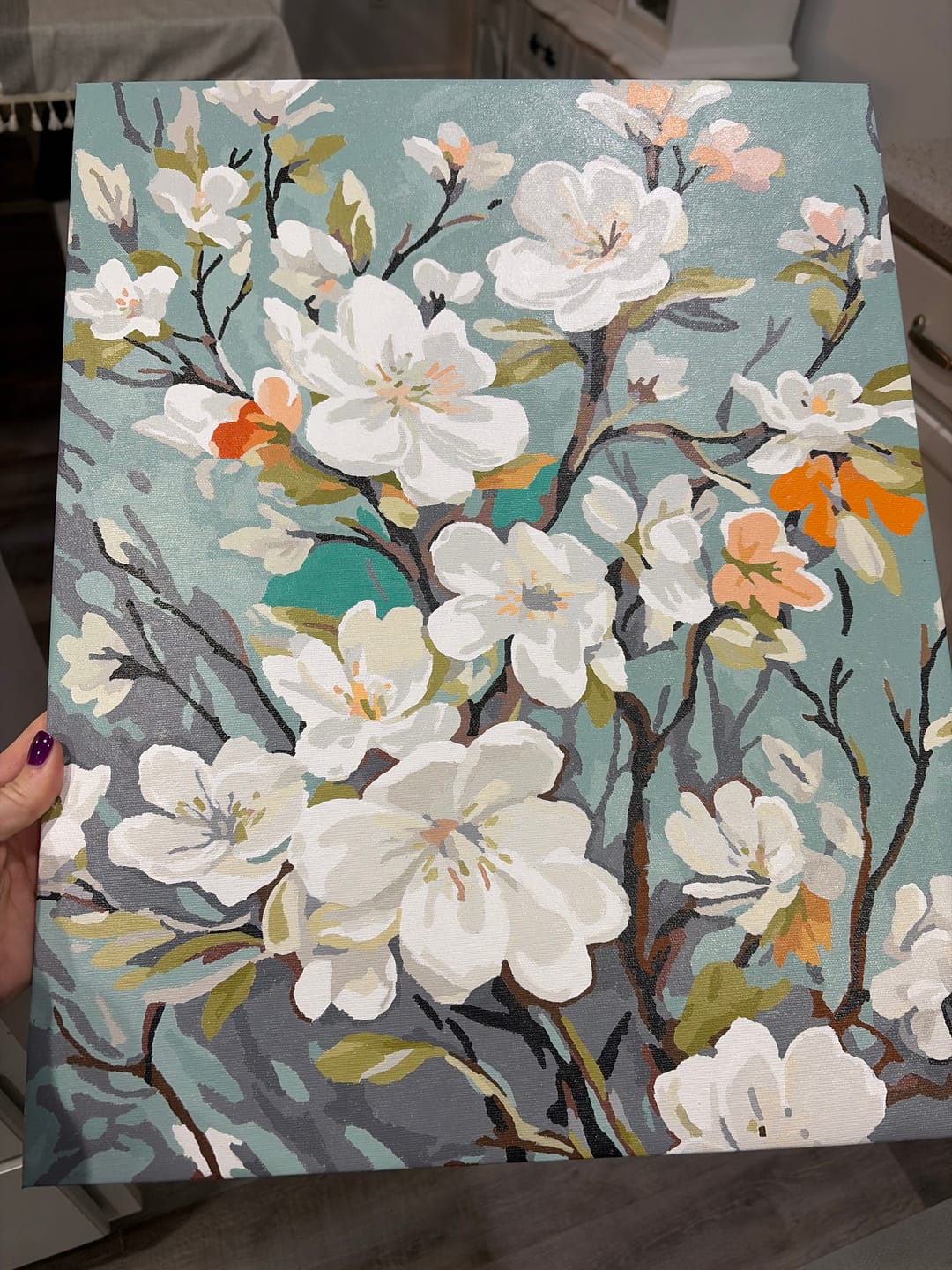 Customer photo review of Spring Blossom Tapestry