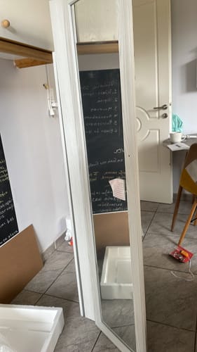 Customer photo review of Ολόσωμος Καθρέφτης Κρεβατοκάμαρας Μακιγιάζ Ντουλάπι Κοσμημάτων Ντουλάπι με Περιστρεφόμενο Καθρέφτη Αποθήκευση κοσμημάτων JB-C62W