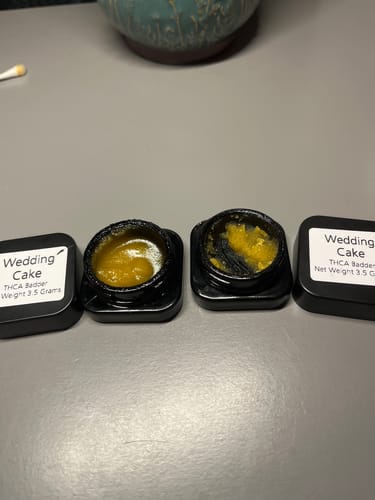 Customer photo review of Wedding Cake | THCA Badder