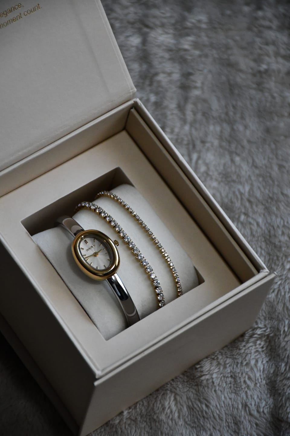 Customer photo review of Diana Petite Gold Silver