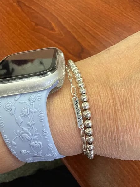 Customer photo review of Custom Name Bar Bracelet