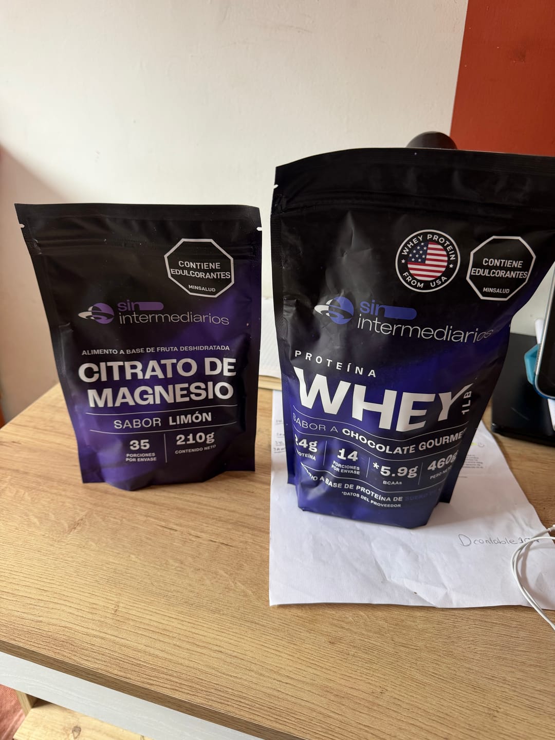Customer photo review of Citrato de Magnesio - Sabor Limón