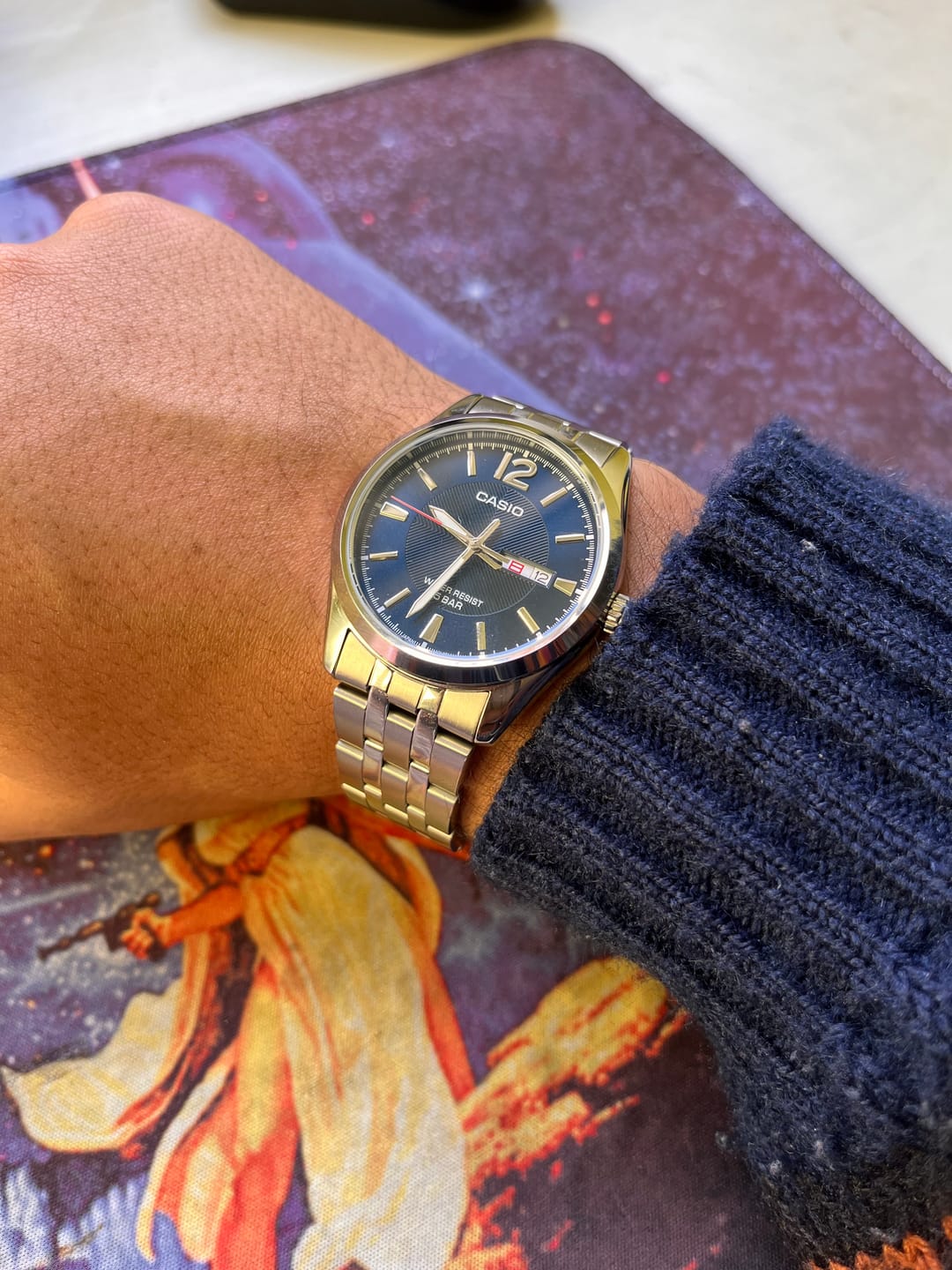 Customer photo review of Reloj Casio Análogo MTP-1335DJ-2AJF Kanji Azul 38mm JDm