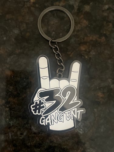 Customer photo review of 32 GANG METAL KEYCHAIN