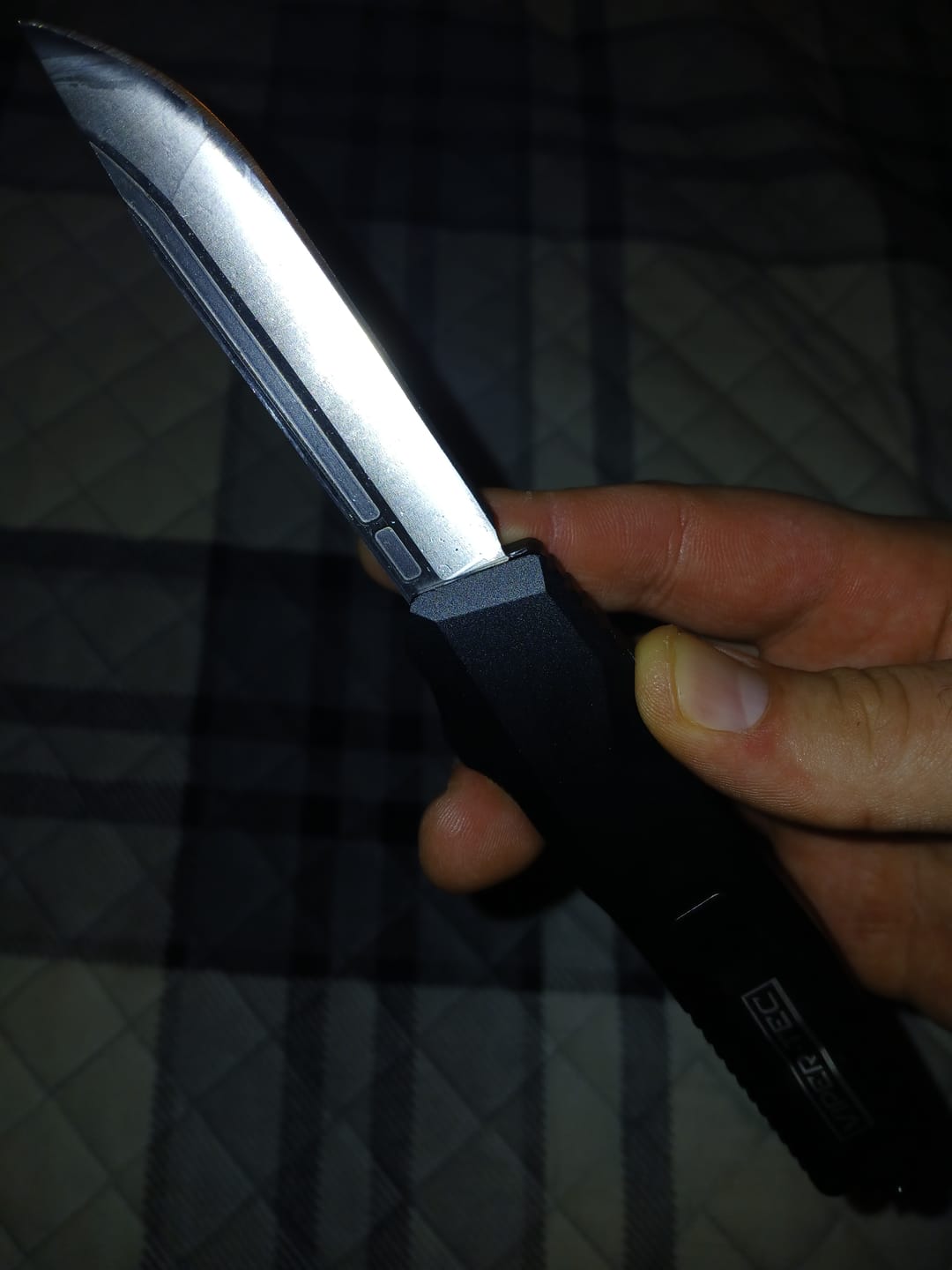 Customer photo review of VT Warwick Automatic OTF Knife | M390 or 14C28N Steel
