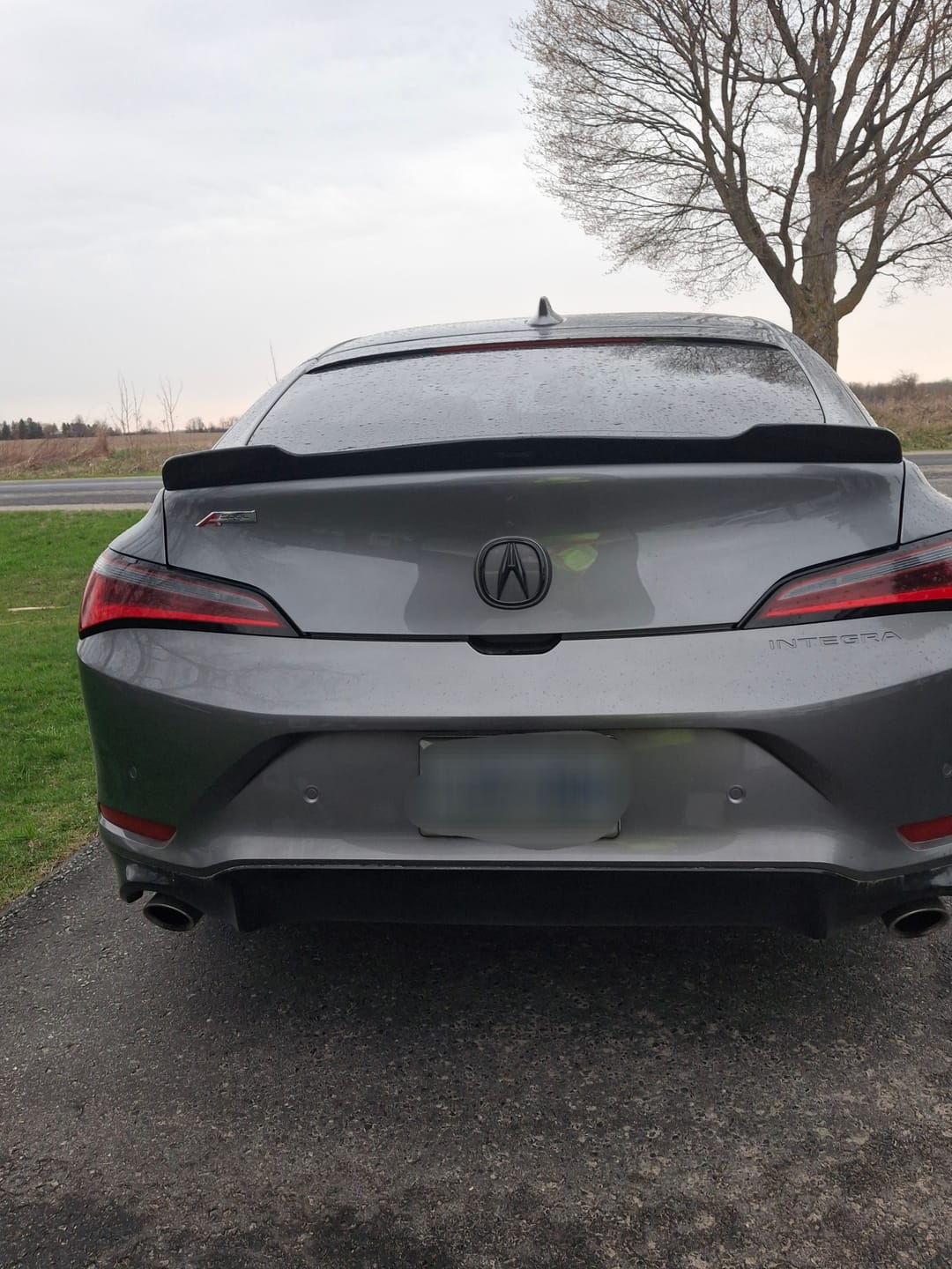Customer photo review of 2023-Up Acura Integra Extended Rear Spoiler