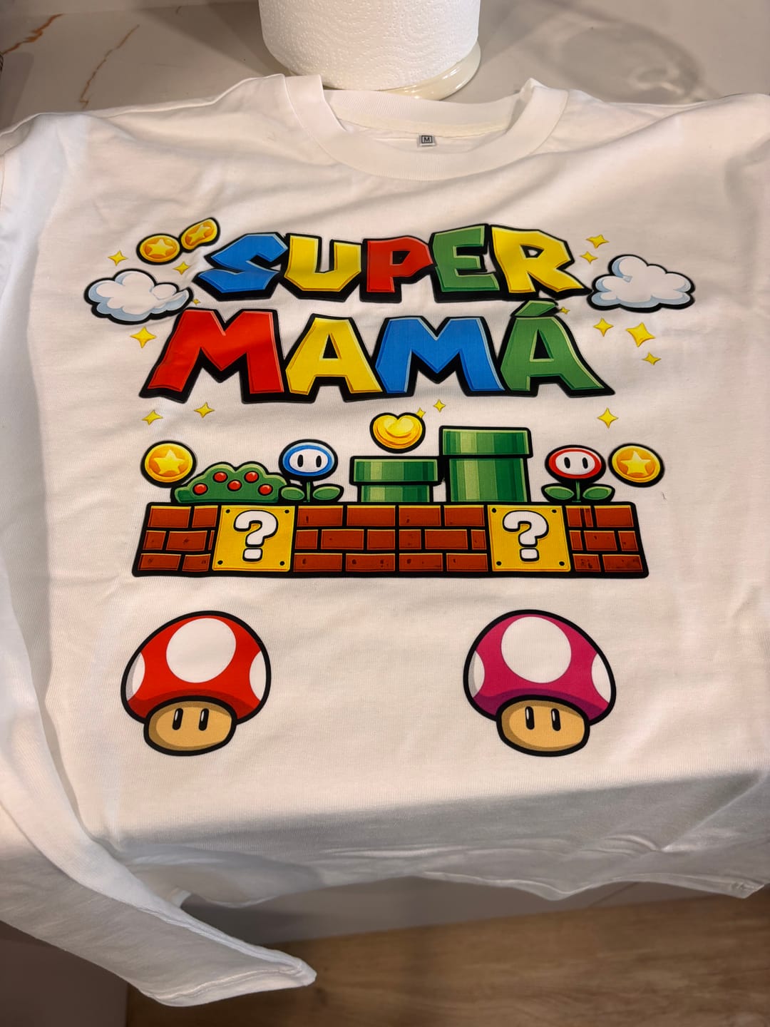 Customer photo review of Super Mamá - Shirt Unisex