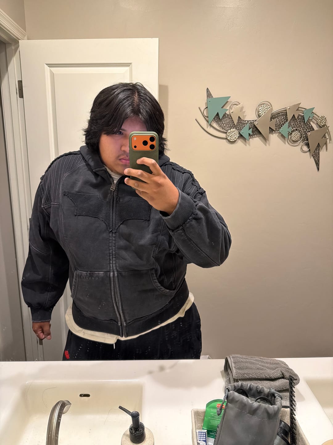 Customer photo review of 5209 - Batman Armored Zip-Ups
