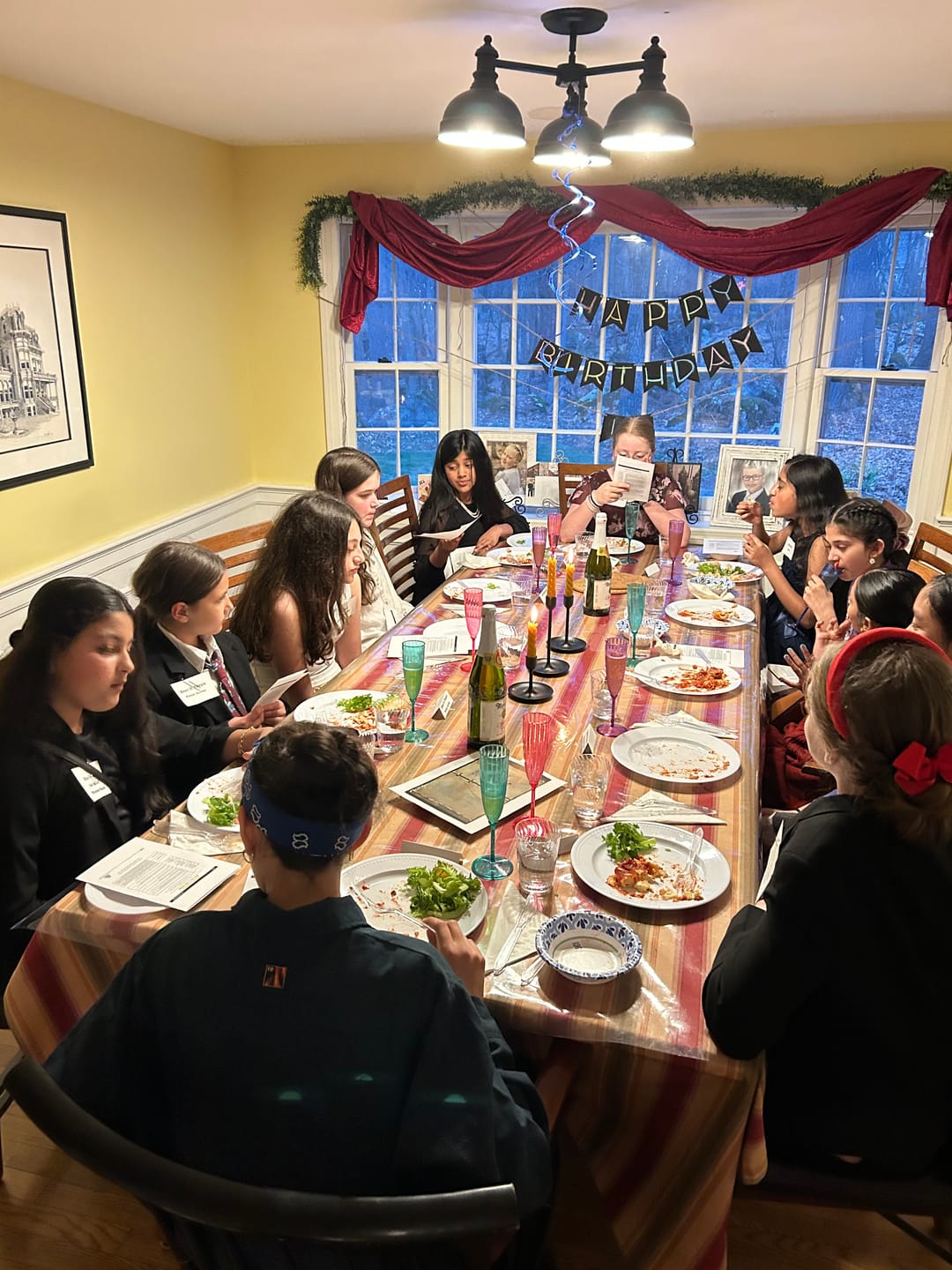 Customer photo review of 1940s Murder Mystery Host Your Own Game Kit
