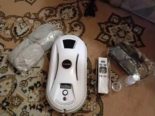 Customer photo review of Ultra Thin Window Cleaning Robot with Remote Control