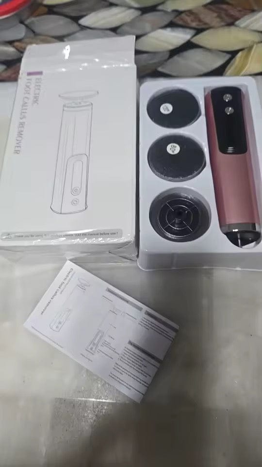 Customer photo review of ™Pedi - מכונה להסרת עור יבש וסדקים בכפות הרגליים