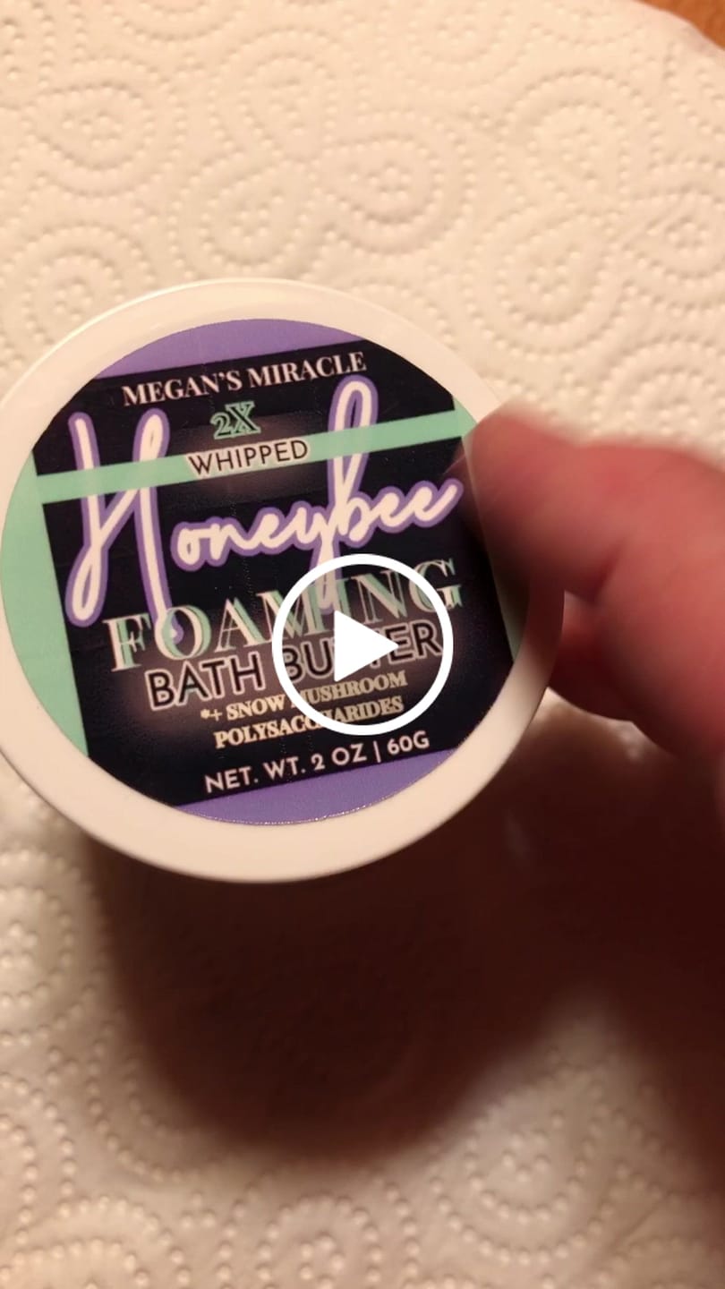 Customer video review of Honeybee Foaming Bath Butter