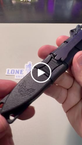 Customer video review of Benchmade Mini SOCP Dagger 1.66" Fixed Blade – Tungsten Gray, 440C, Molded Sheath – Made in USA (177GY)