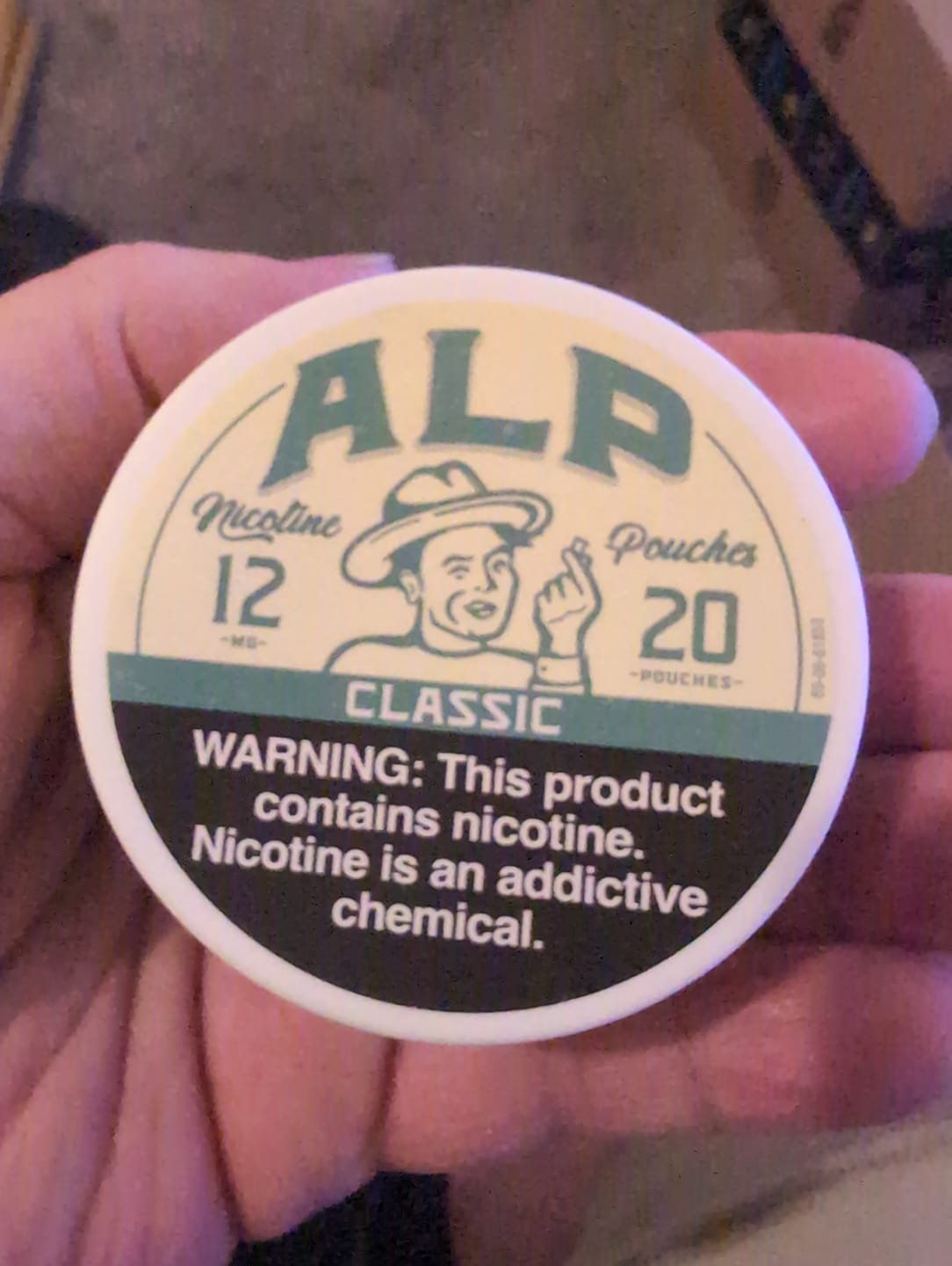 Customer photo review of Classic Nicotine Pouches