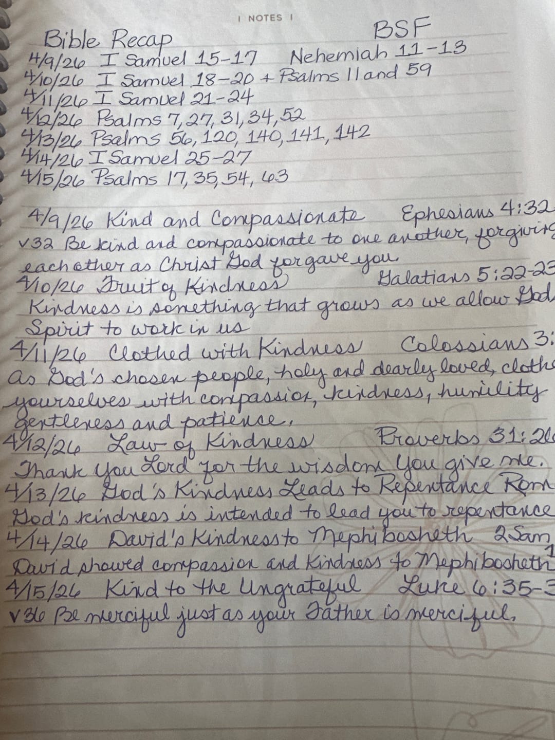 Customer photo review of The Bible In A Year: A 52-Week Journey Through God's Word (Softcover)