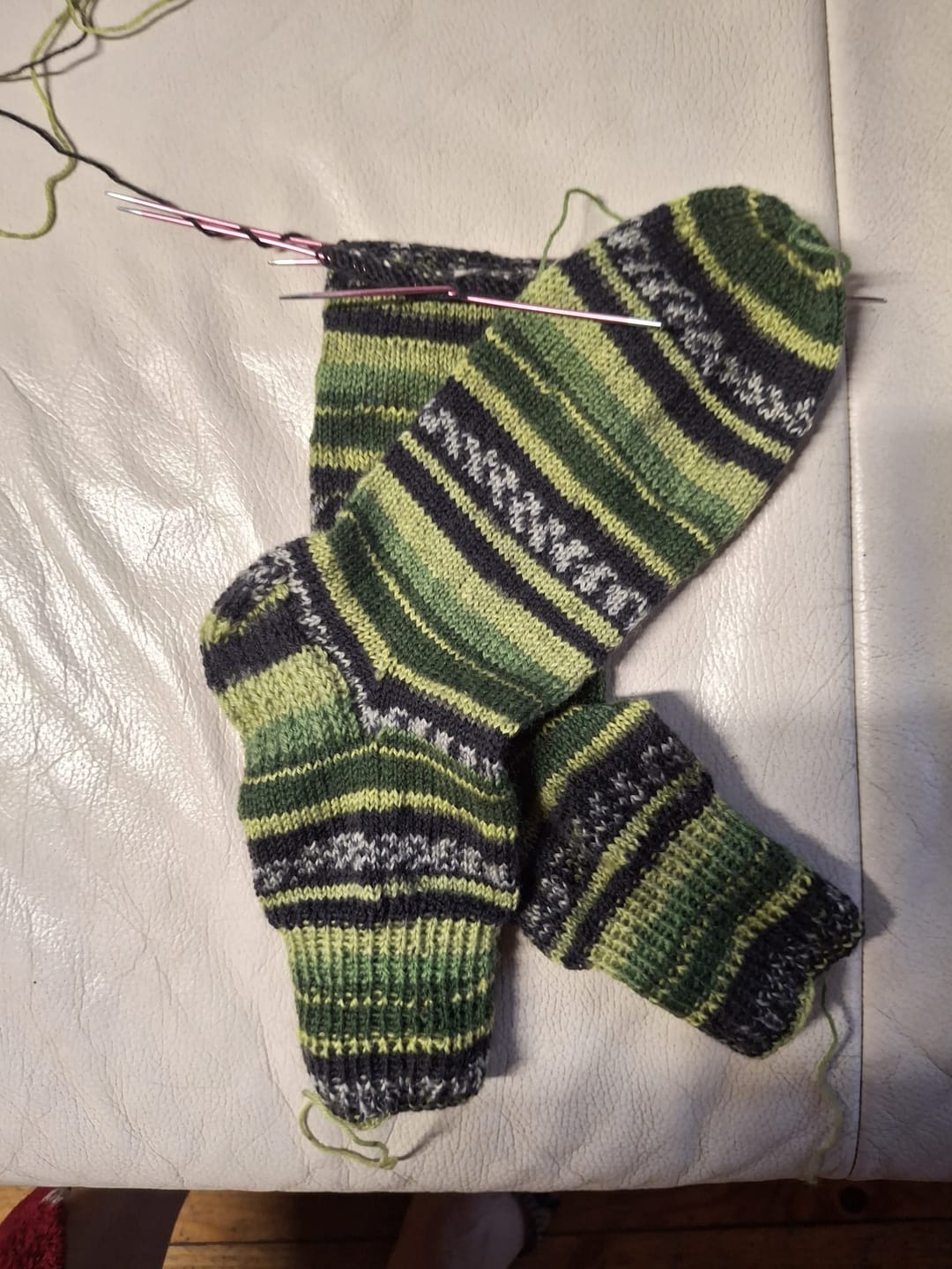 Customer photo review of Alize Superwash Comfort Socks
