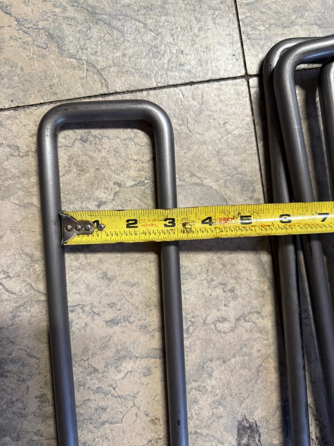 Customer photo review of 9/16 Inch Diameter U-Bolts - Square