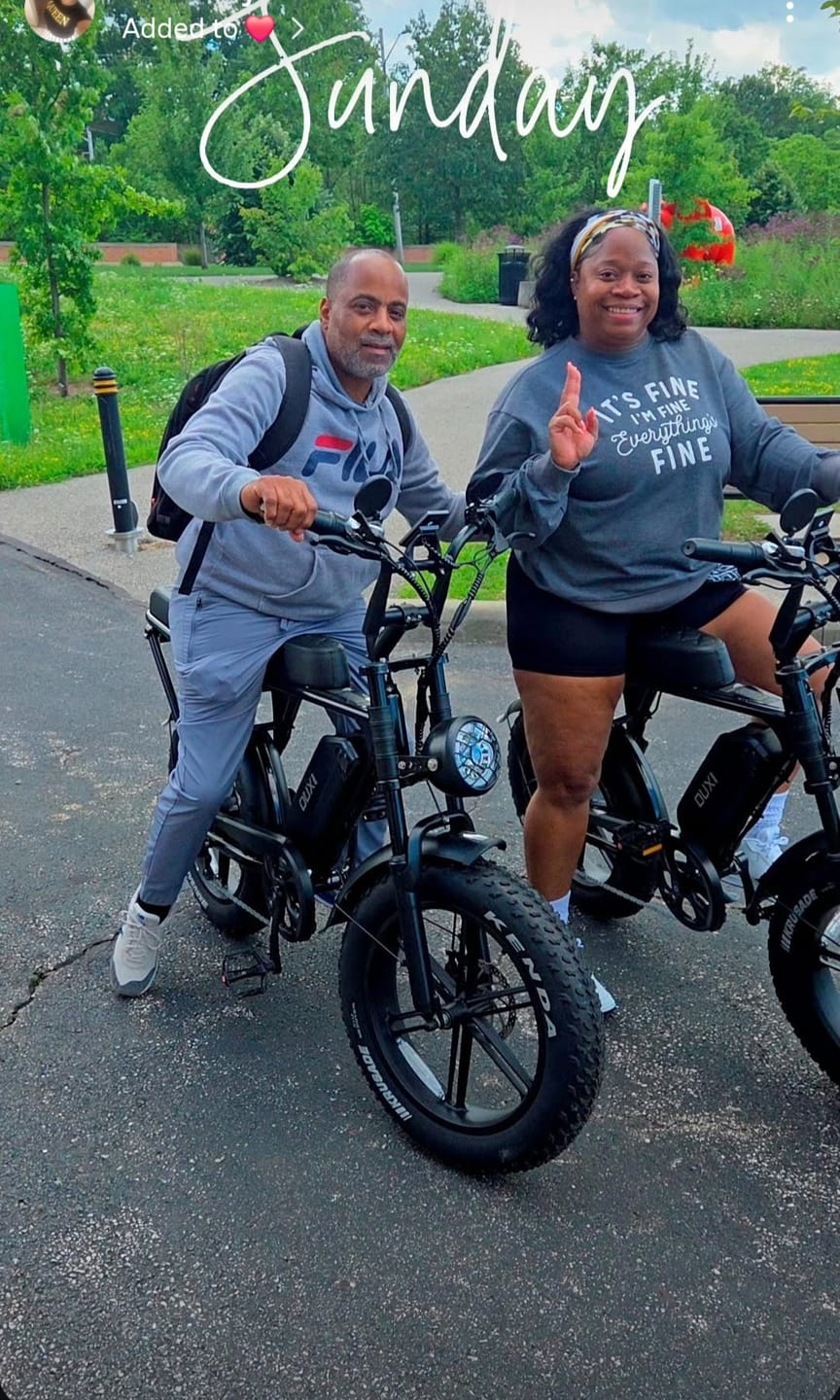 Customer photo review of OUXI V8 750W Fat Tire Electric Bike
