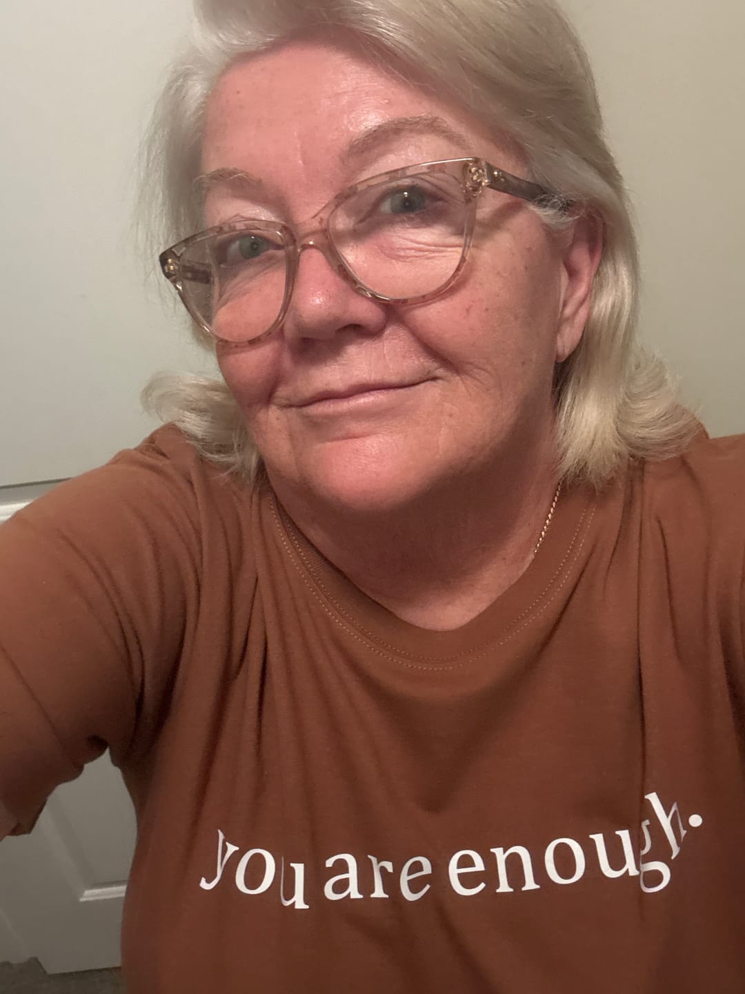 Customer photo review of The Original 'Dear Person Behind Me' T-Shirt