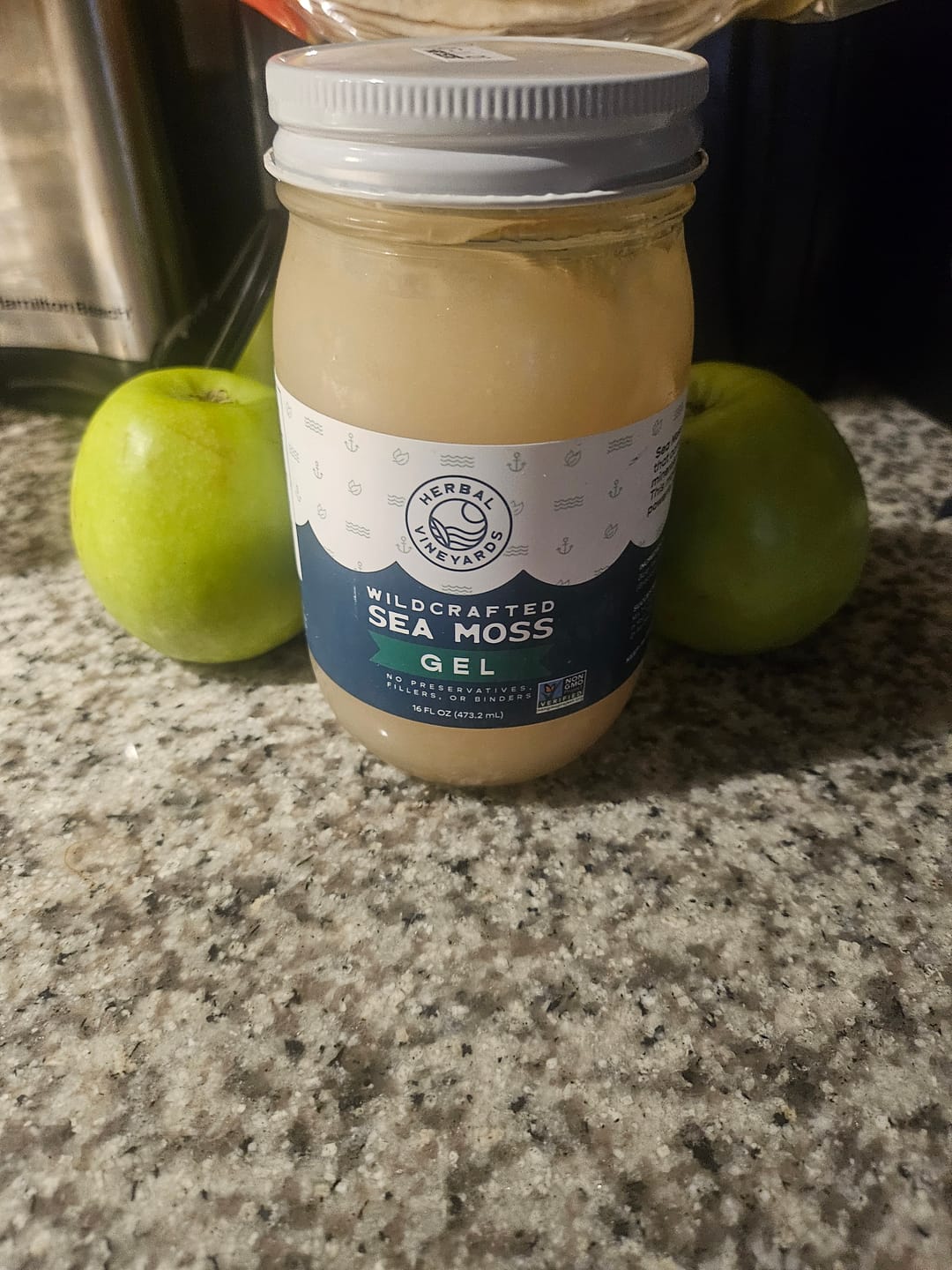 Customer photo review of EXCLUSIVE GOLD SEA MOSS GEL