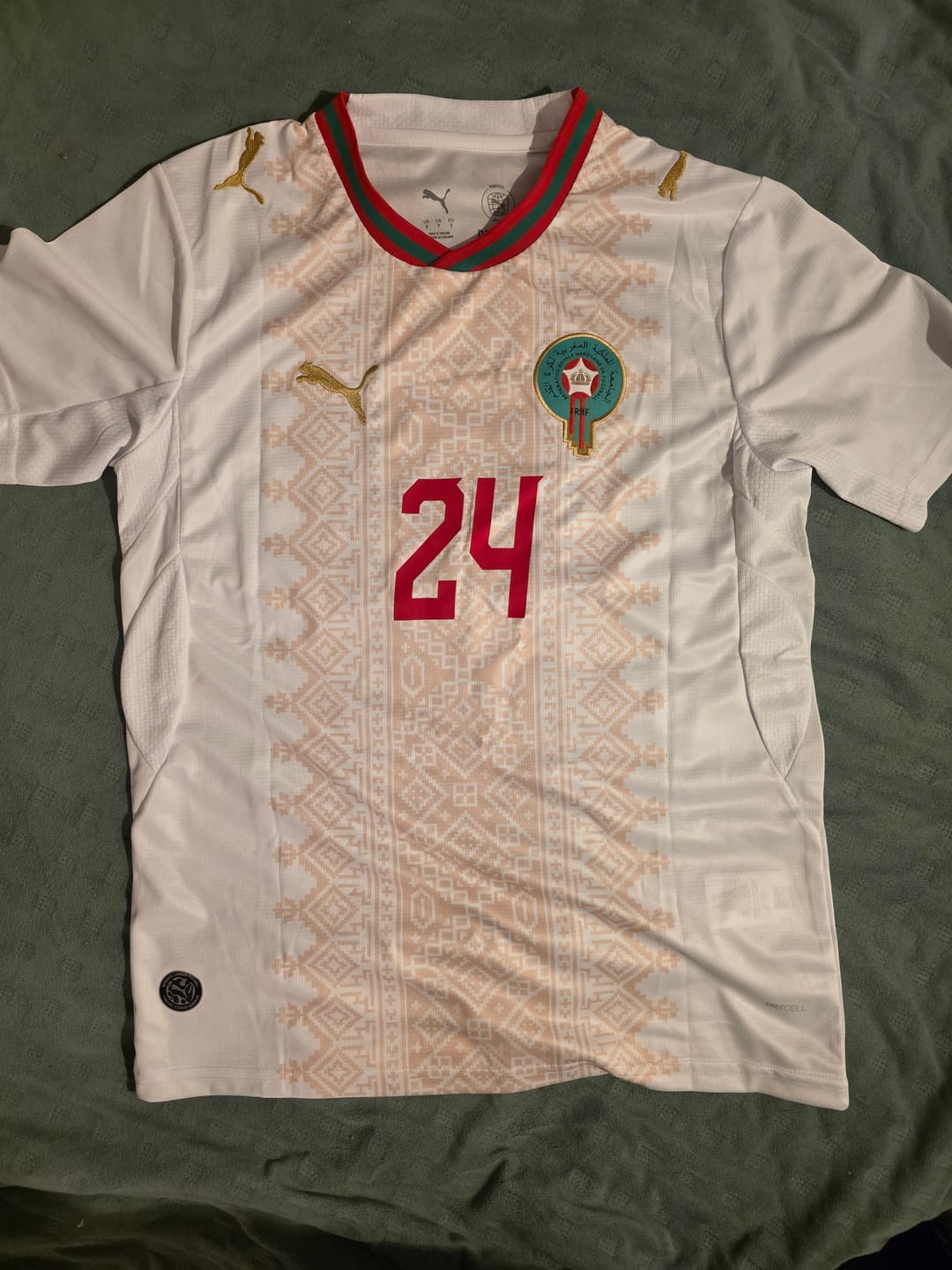 Customer photo review of Maillot Maroc Blanc extérieur Coupe du monde 2026