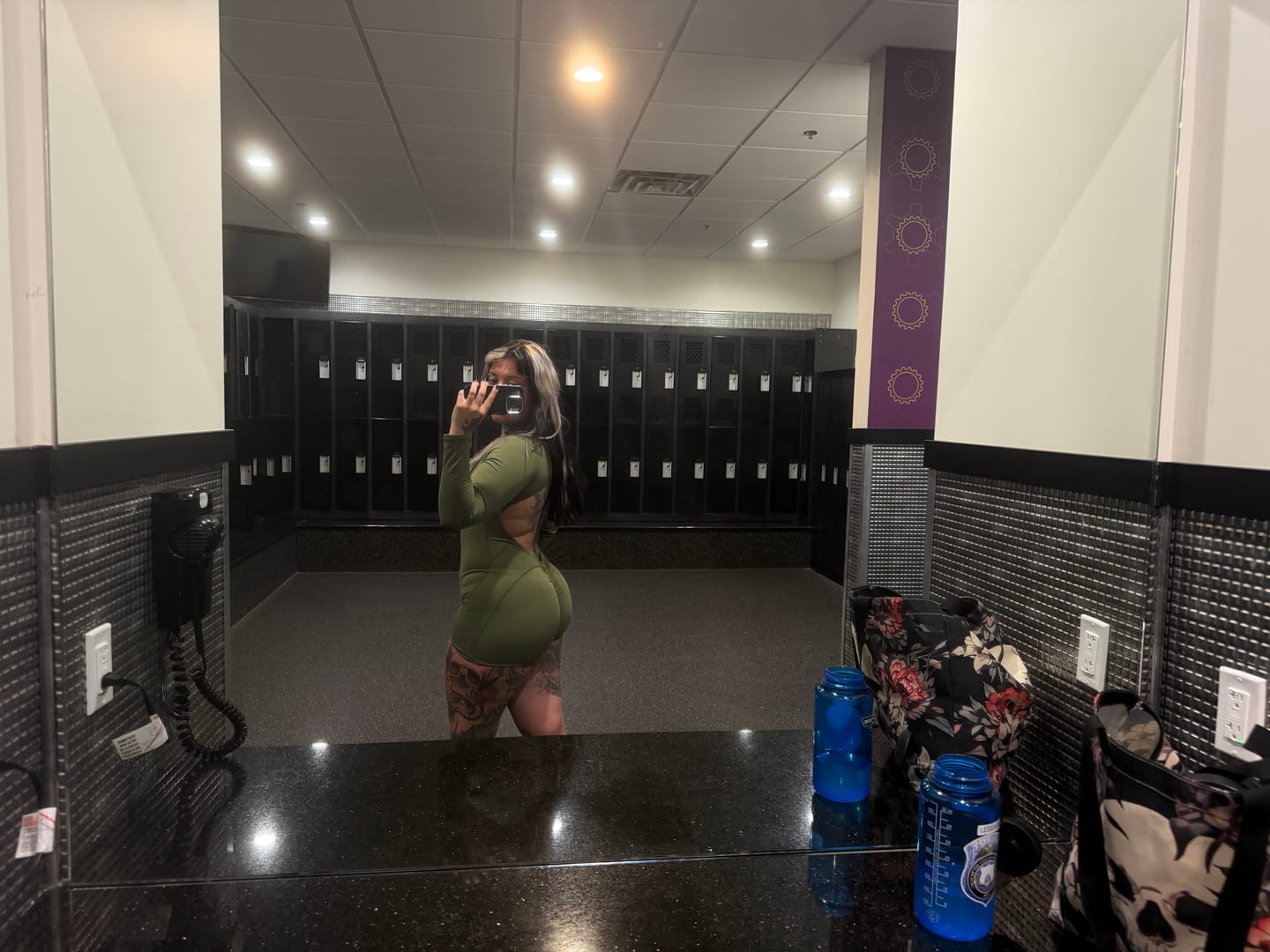 Customer photo review of Open Back Rompers