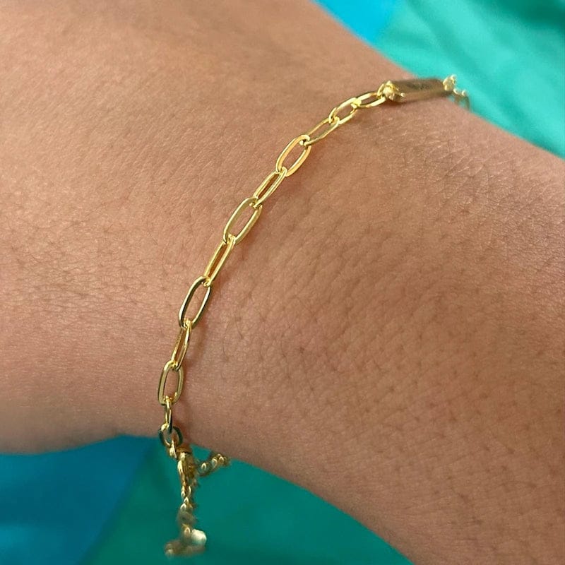 Customer photo review of Custom Name Bar Bracelet