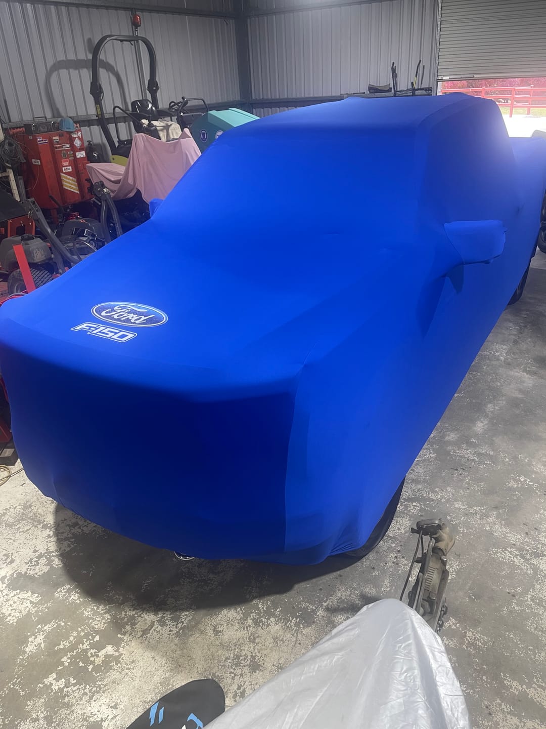 Customer photo review of Custom360 Indoor Bespoke SUV / Pickup Custom Covers - Made to Fit Your Exact Vehicle