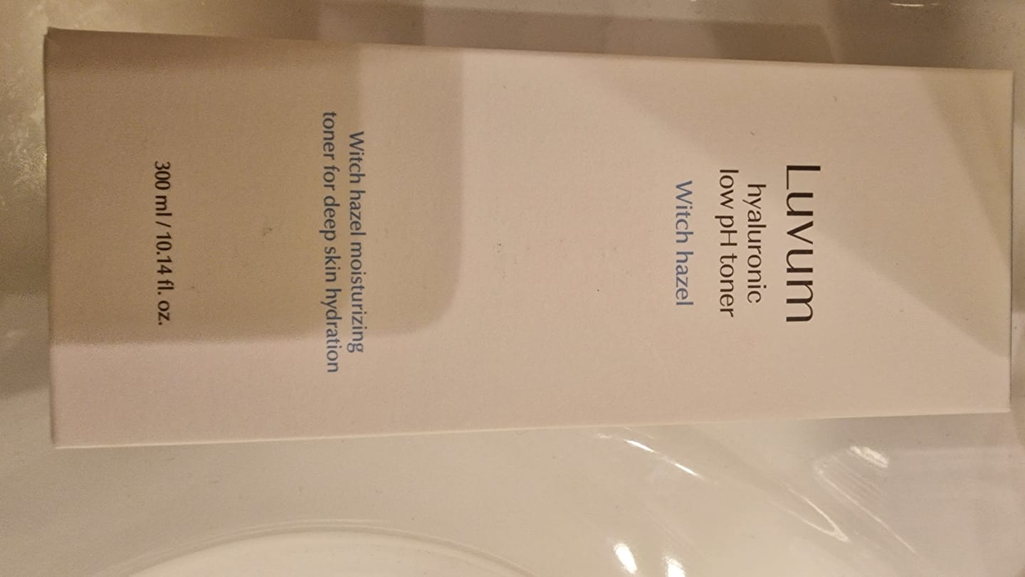 Customer photo review of Luvum Hyaluronic Low Ph Toner (300ml)
