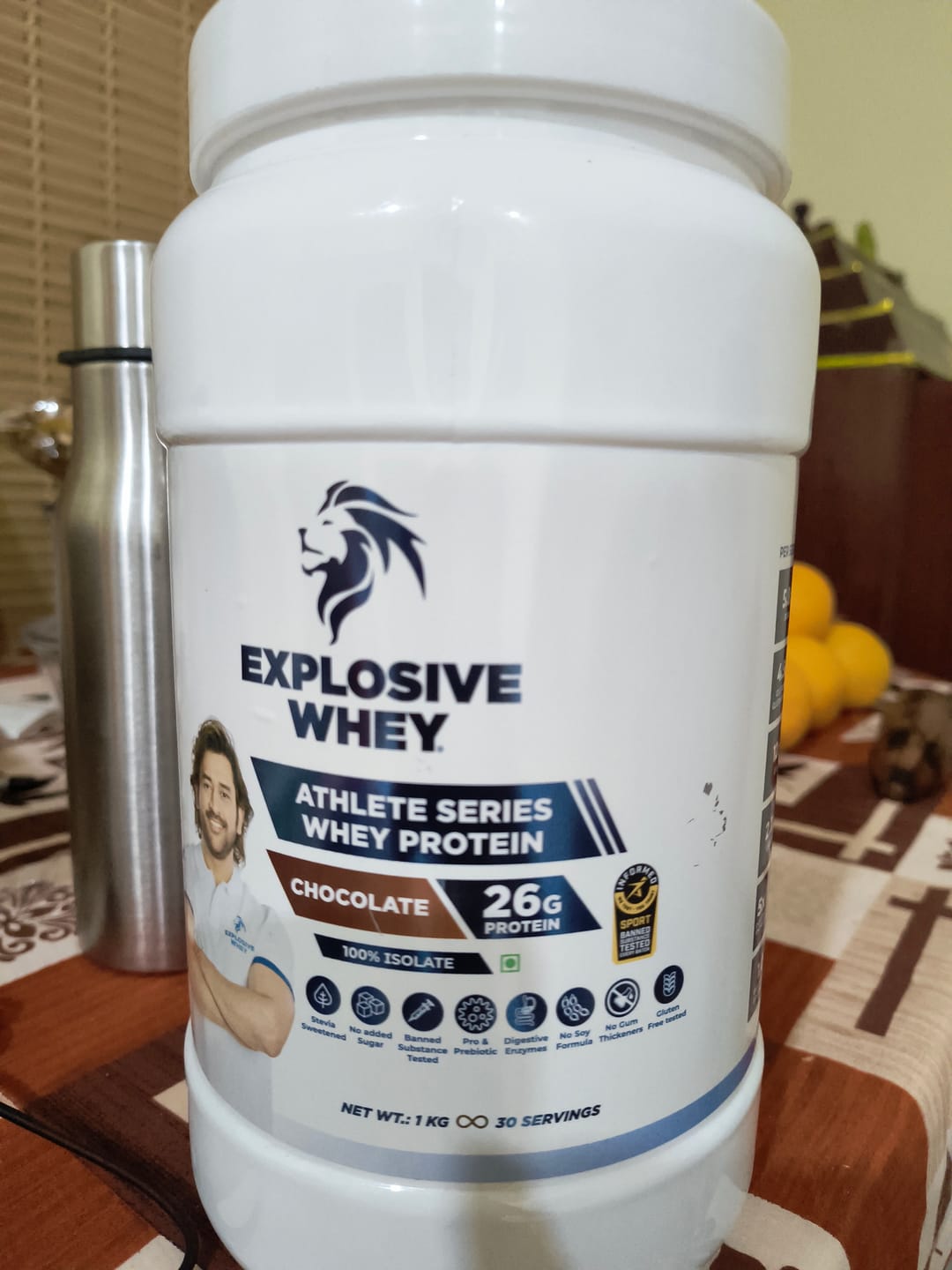 Customer photo review of Athlete Series Whey Protein (100% Isolate)