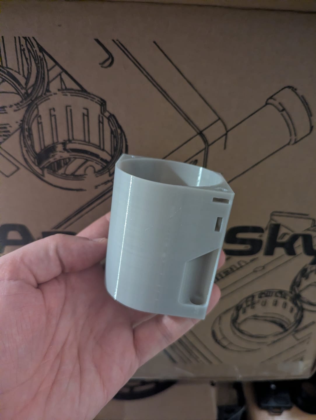 Customer photo review of Light Gray PETG Filament 1.75mm