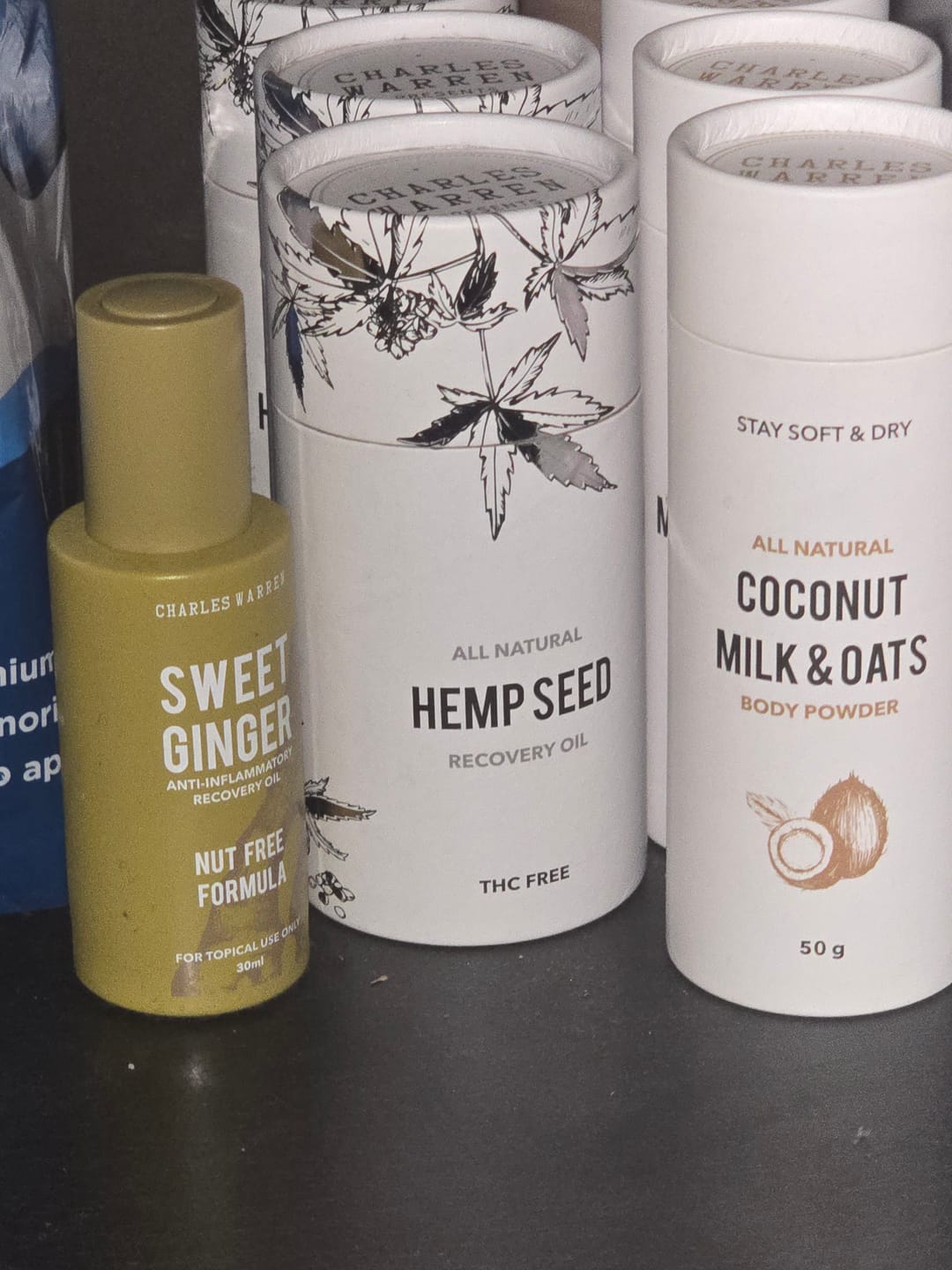 Customer photo review of Talc-Free Coconut Milk & Oats Body Powder