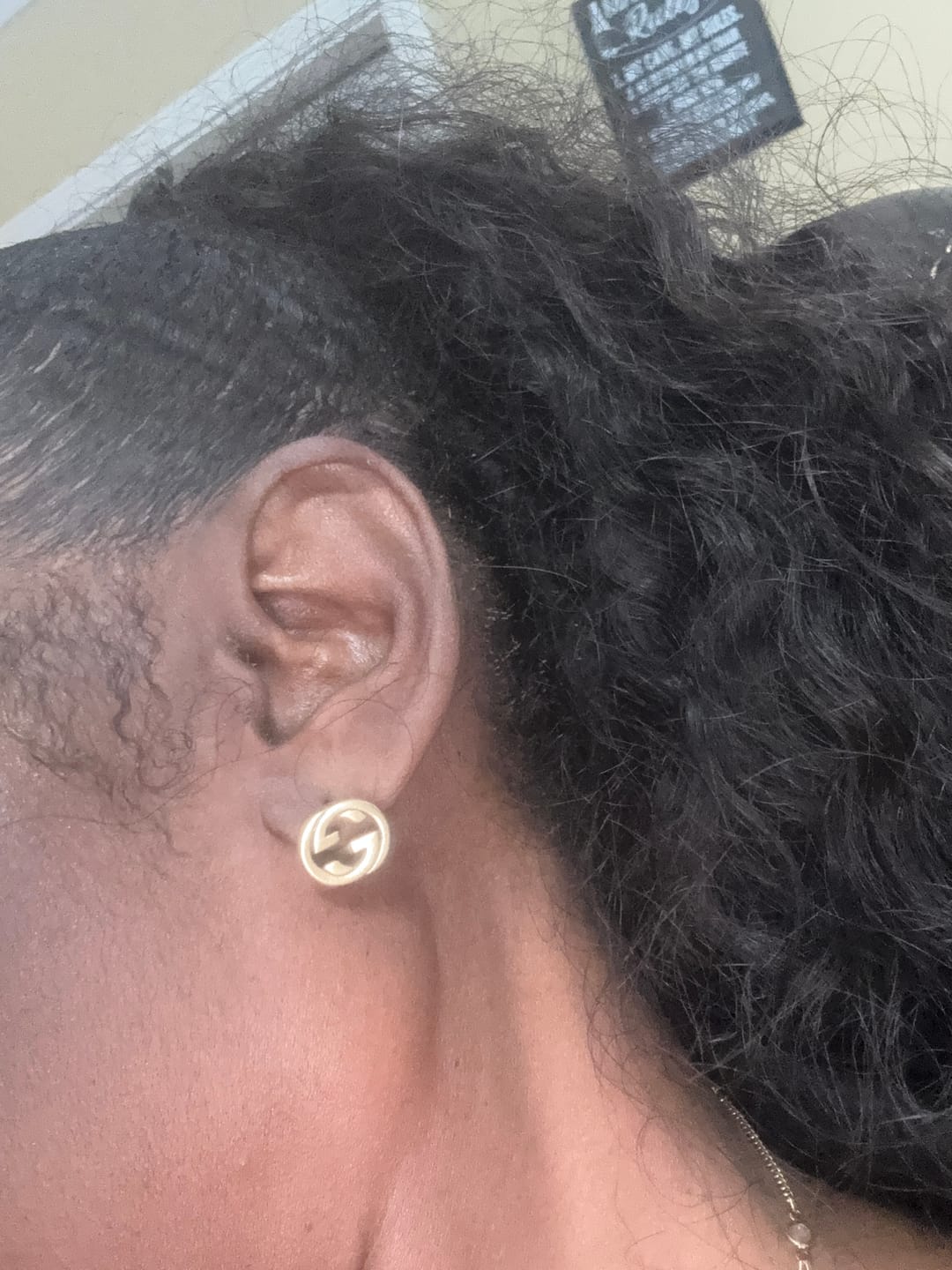 Customer photo review of Simple Luxe Studs